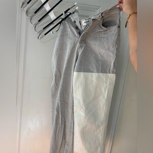 Agolde Gray and White Women Jeans